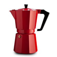 Load image into Gallery viewer, Pezzetti: Italexpress Aluminium Coffee Maker - Red (6 Cups)