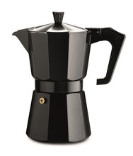 Load image into Gallery viewer, Pezzetti: Italexpress Aluminium Coffee Maker - Black (6 Cups)