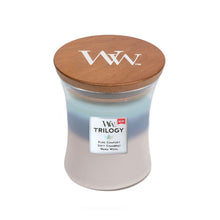 Load image into Gallery viewer, WoodWick Woven Comforts Trilogy Candle (Medium)
