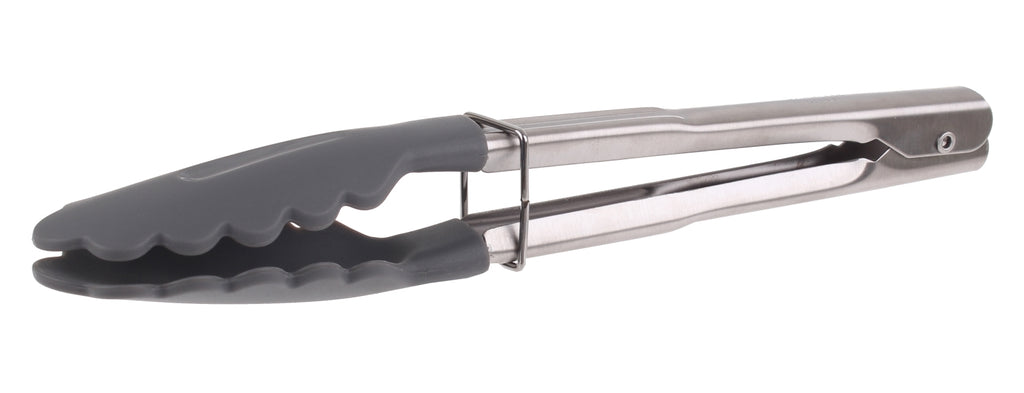 Appetito: Stainless Steel Nylon Head Tongs - Charcoal (24cm)