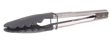 Load image into Gallery viewer, Appetito: Stainless Steel Nylon Head Tongs - Charcoal (24cm)