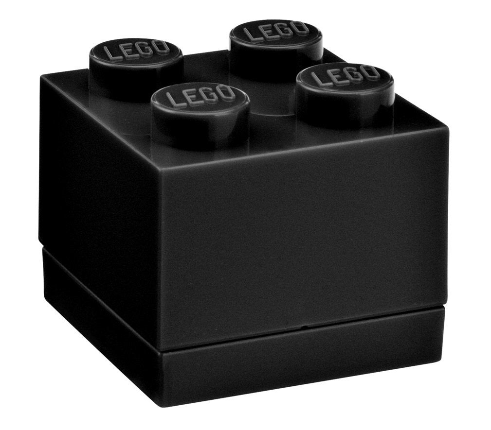 LEGO: Mini Box 4 - Storage Brick (Black)