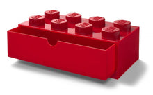 Load image into Gallery viewer, LEGO: Desk Drawer 8 - Stackable Storage Box (Red)