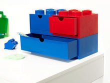 Load image into Gallery viewer, LEGO: Desk Drawer 8 - Stackable Storage Box (Red)