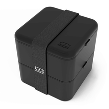 Load image into Gallery viewer, Monbento: Square Lunch Box (Black)