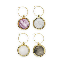 Load image into Gallery viewer, Twine: Garden Party - Agate Wine Charm Set