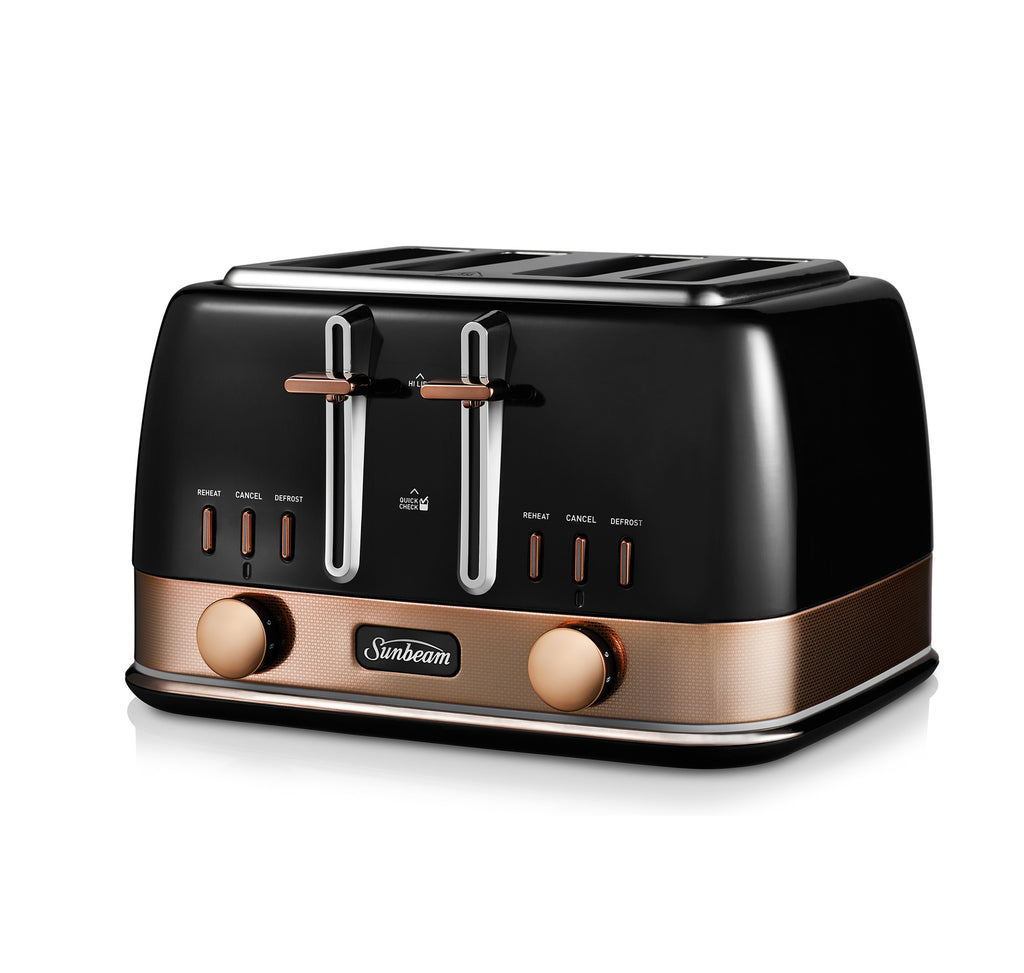 Sunbeam: New York Collection 4 Slice Toaster - Black Bronze