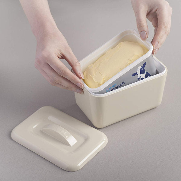 Zeal Butter Dish - Cream