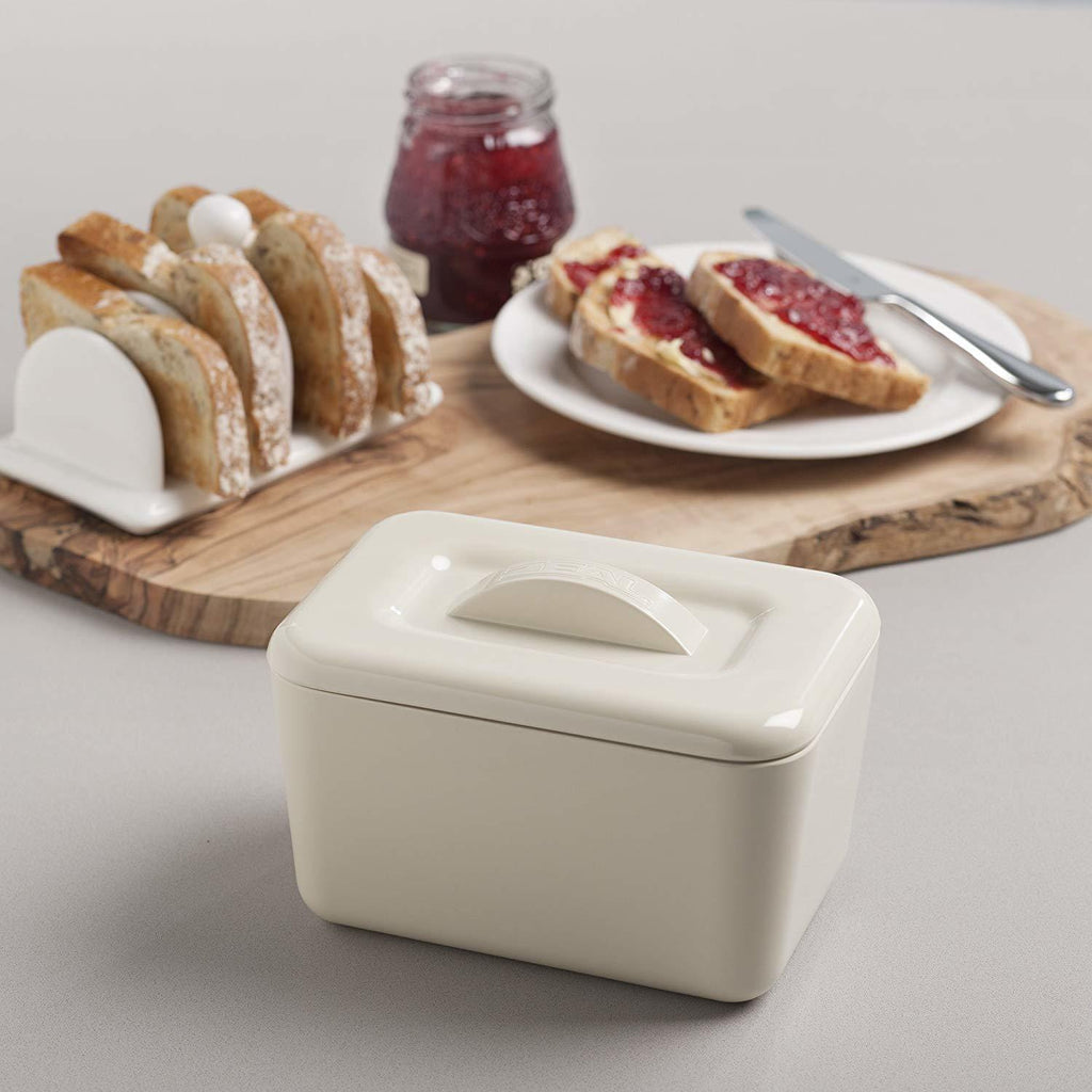 Zeal Butter Dish - Cream