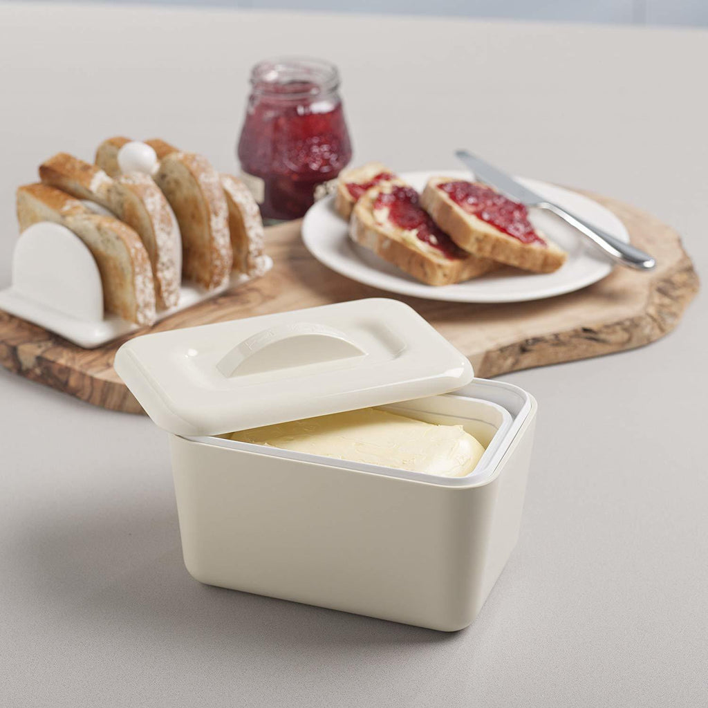 Zeal Butter Dish - Cream