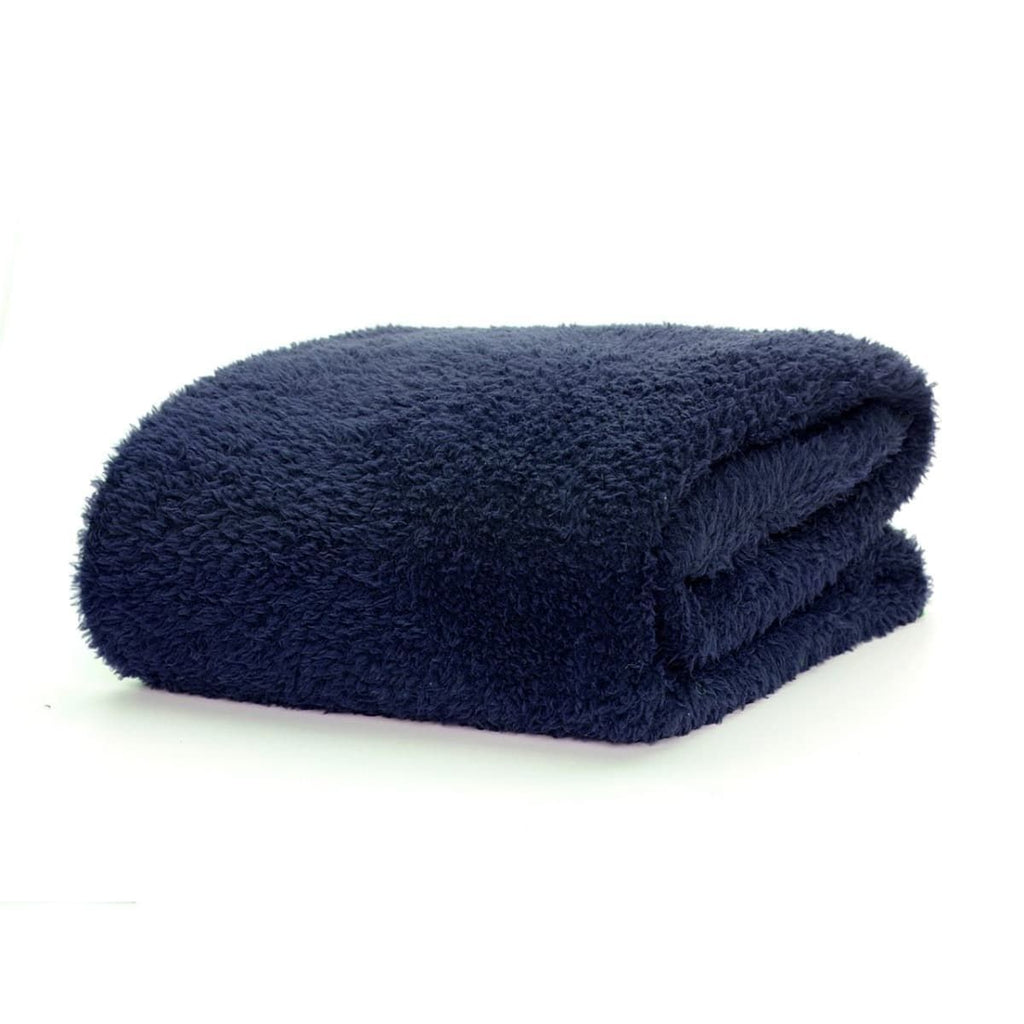 Snug-Rug Sherpa Throw Blanket (Navy)