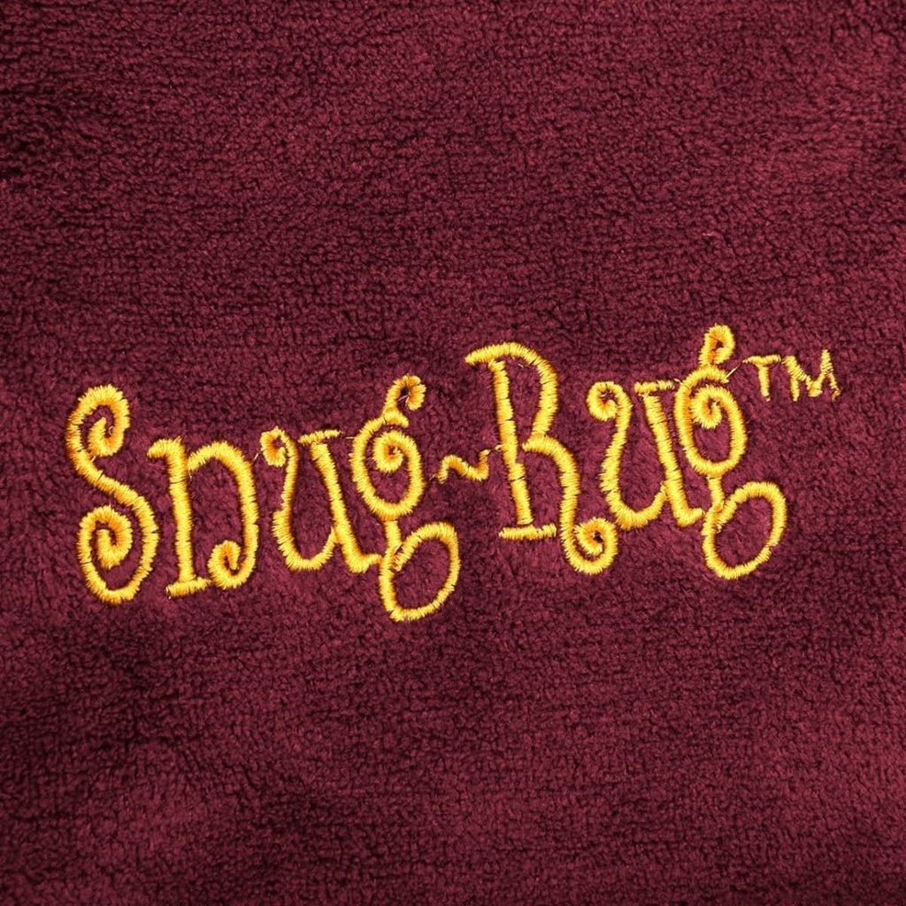 Snug-Rug Deluxe Blanket with Sleeves (Mulberry Red)