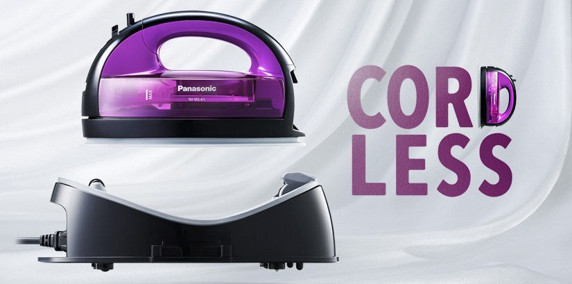 Panasonic: Cordless Iron - Purple/Black