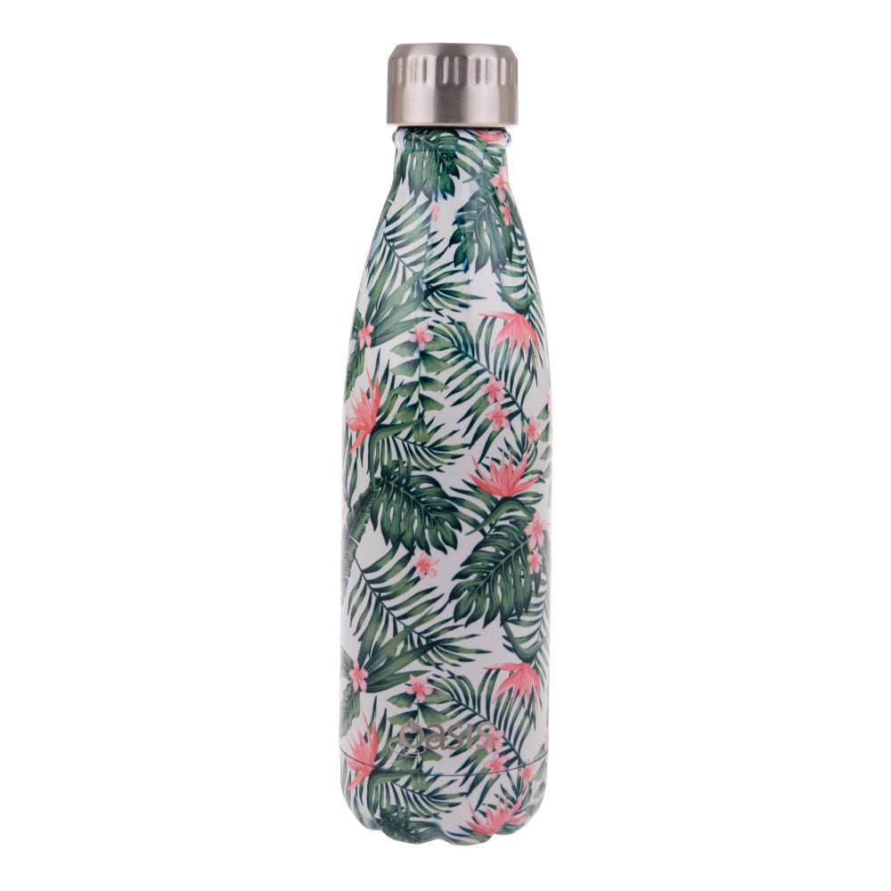 Oasis Stainless Steel Insulated Drink Bottle - Bird Of Paradise (500ml) - D.Line