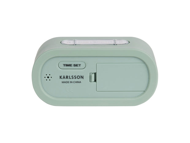Karlsson Gummy Alarm Clock - Green