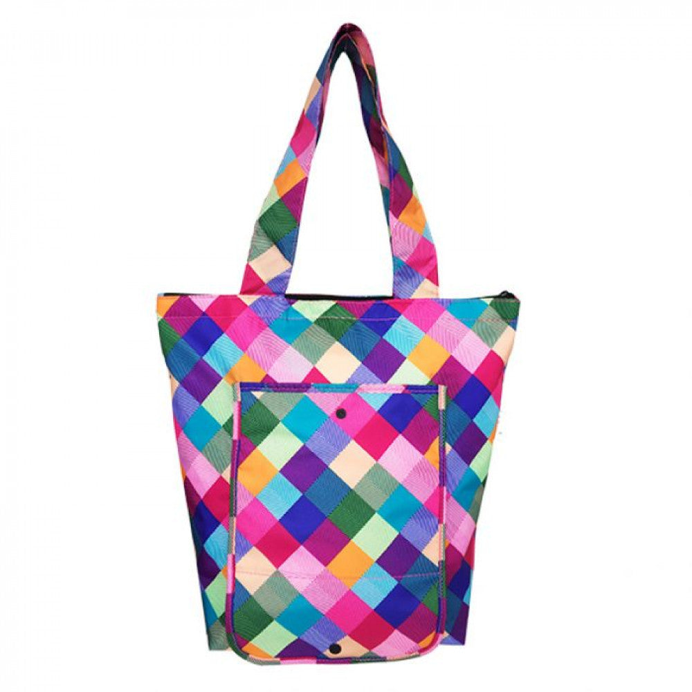 Sachi: Insulated Market Tote - Harlequin - D.Line