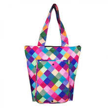 Load image into Gallery viewer, Sachi: Insulated Market Tote - Harlequin - D.Line