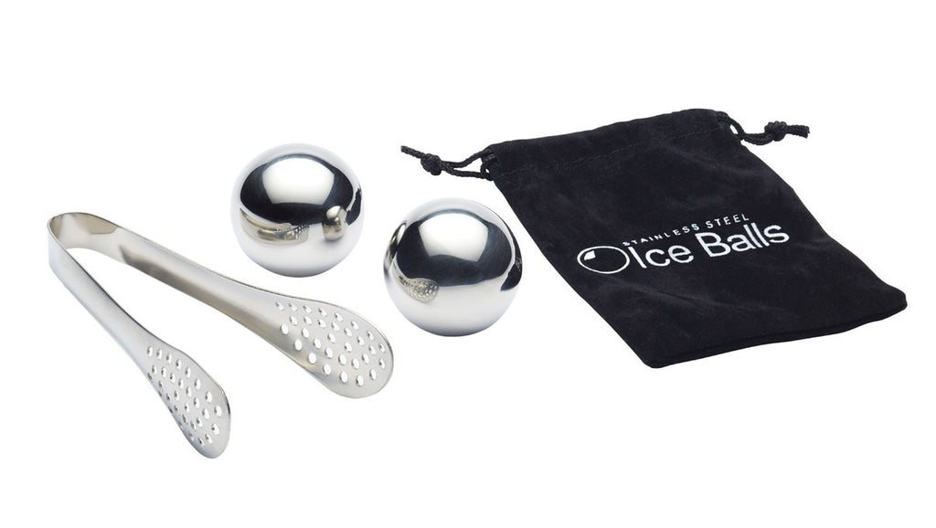 BarCraft: Ice Ball Set Stainless Steel - Gift Boxed