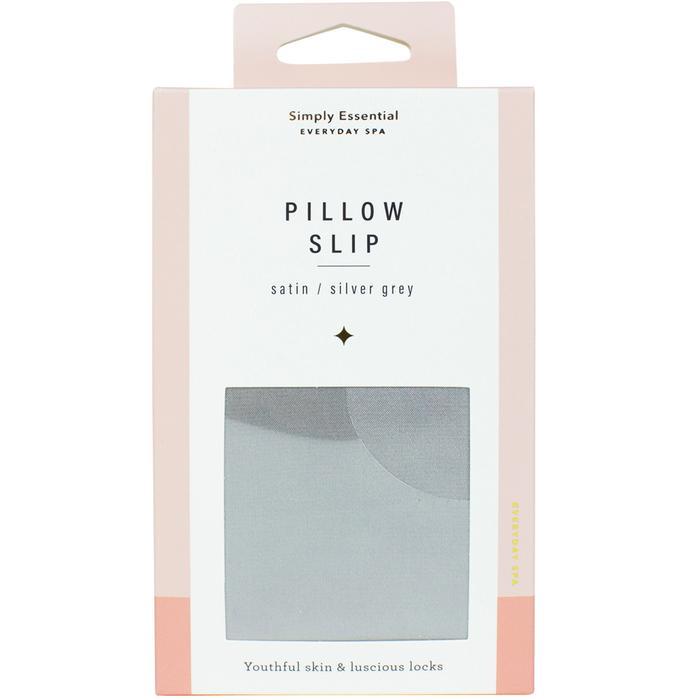 Simply Essential: Satin Pillow Slip - Silver