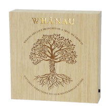 Load image into Gallery viewer, Gifted Kiwi: Whanau Wooden LED Block