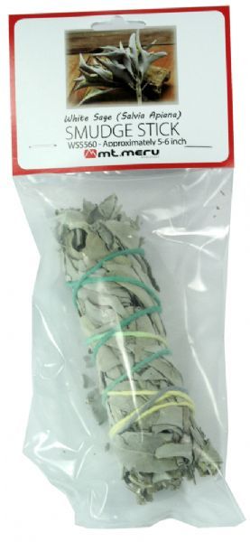 White Sage Smudge Stick (5-6") - Mt Meru