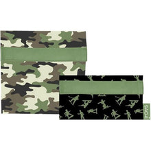 Load image into Gallery viewer, Sachi: Reusable Lunch Pocket Set - Camo Green - D.Line