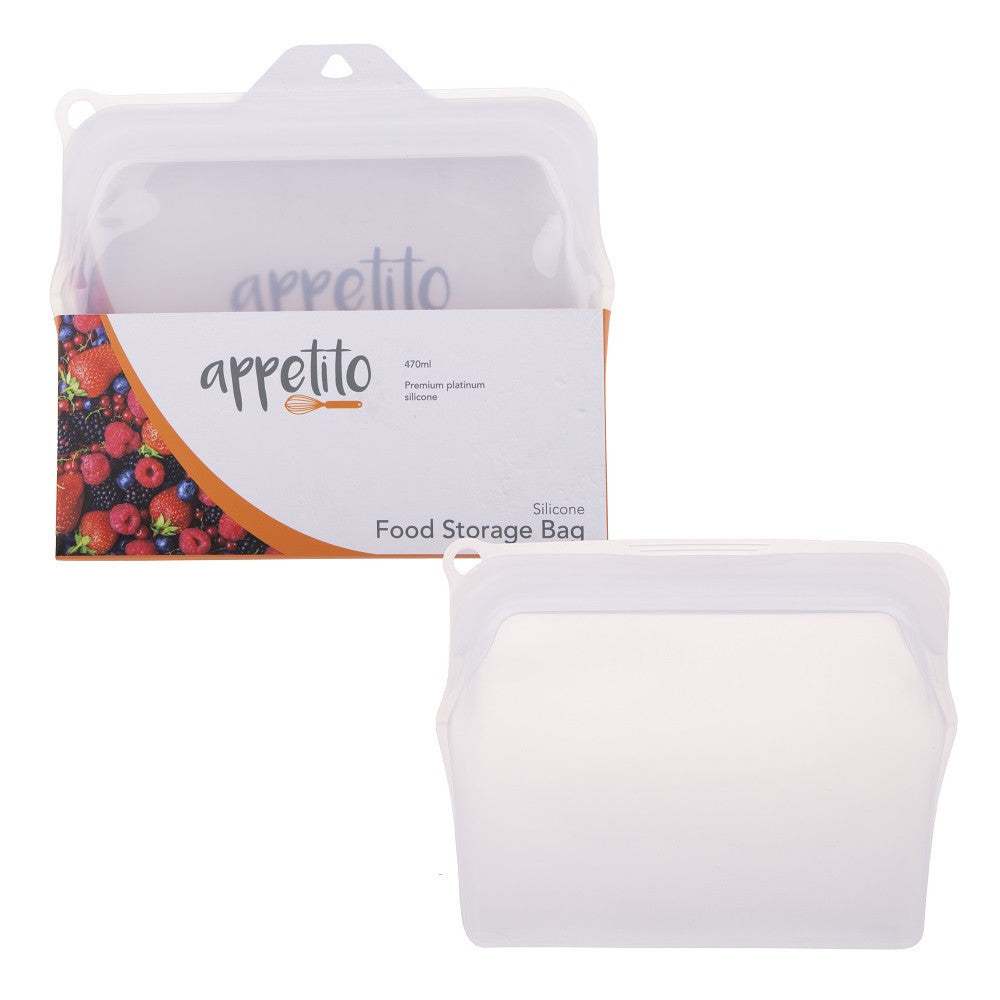 Appetito: Food Storage Bags - White (470ml)