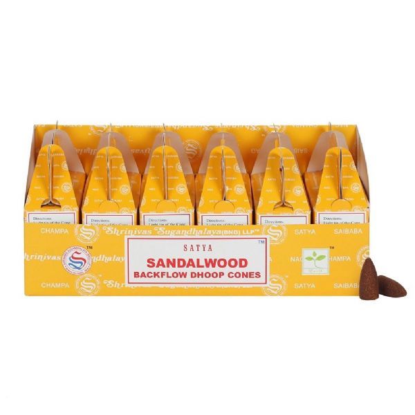 Satya Sandalwood Backflow Cones