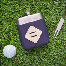 Load image into Gallery viewer, Gentlemen&#39;s Hardware: Golfer&#39;s Hip Flask &amp; Divot Tool Set