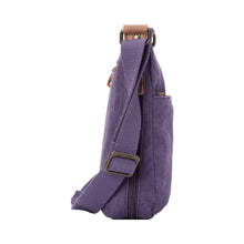 Load image into Gallery viewer, Troop London: Classic Small Zip Top Shoulder Bag - Purple