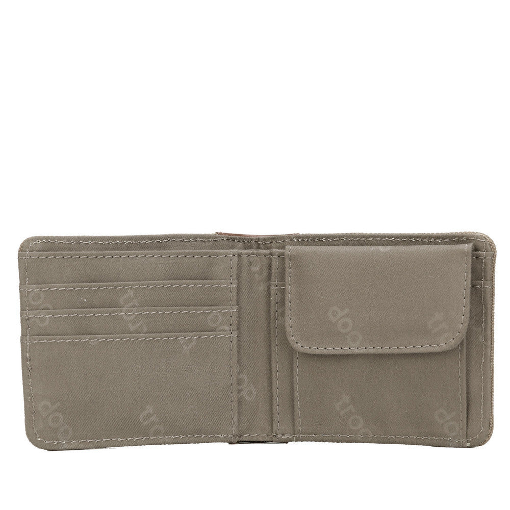 Troop London: Idaho Canvas Wallet - Brown