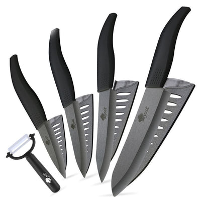 Kitchen Ceramic Knife Set with 3' 4' 5'6' Inch - China Knife Set