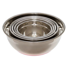 Load image into Gallery viewer, Stainless Steel Mixing Bowls with Silicone Bottoms (Set of 5)
