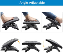 Load image into Gallery viewer, Adjustable Under Desk Footrest - Ergonomic Foot Rest with 3 Height Positions