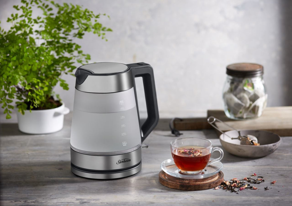 Sunbeam: Morning Frost Glass Kettle