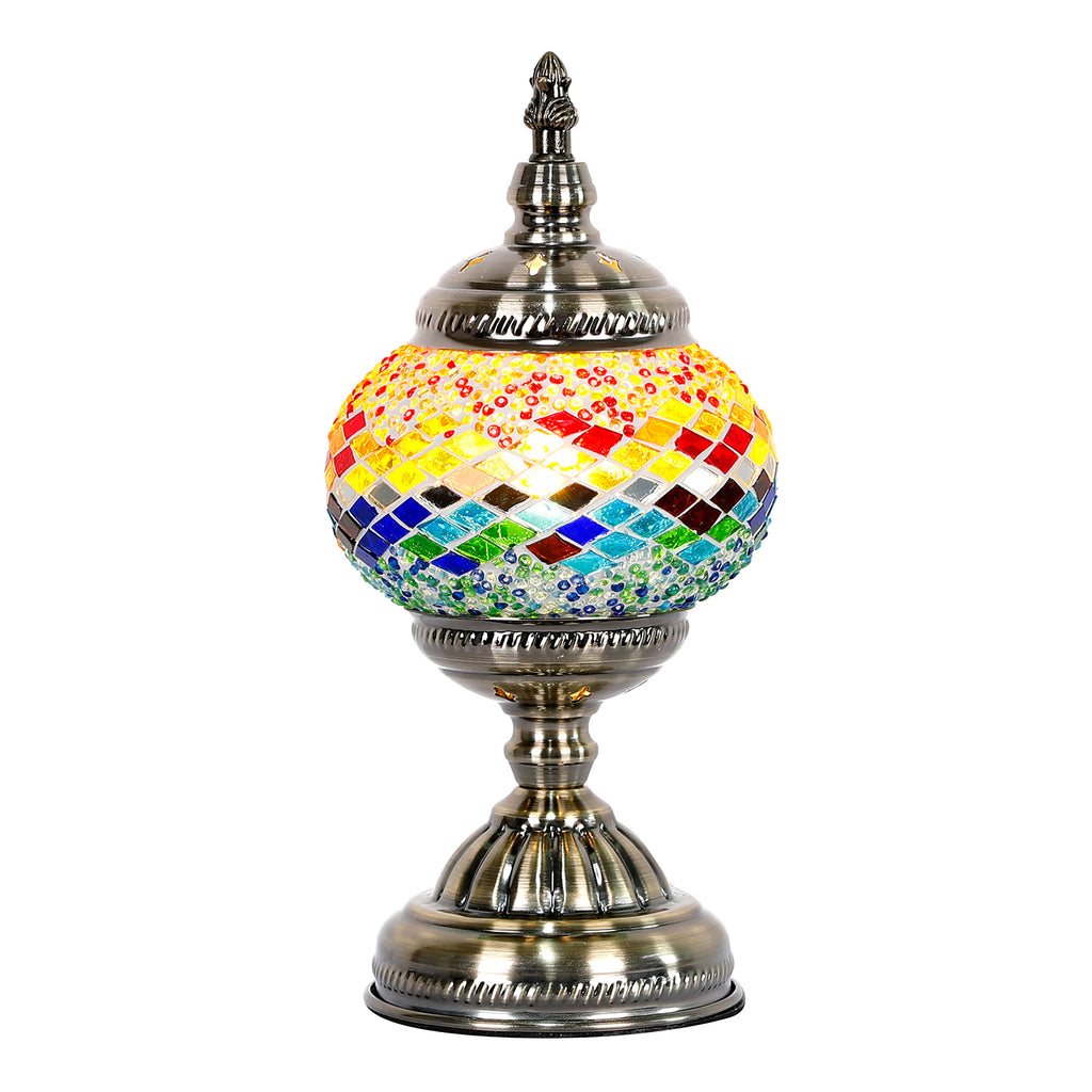 Turkish Mosaic Lamp - Yellow & Blue
