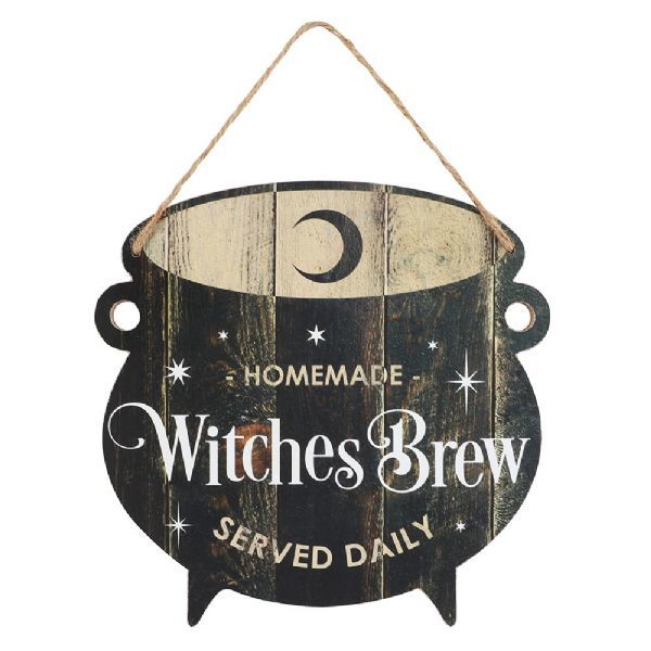 Witches Brew Cauldron MDF Sign - Mt Meru