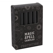 Load image into Gallery viewer, Mt Meru: Black Magic Spell Candles - Protection