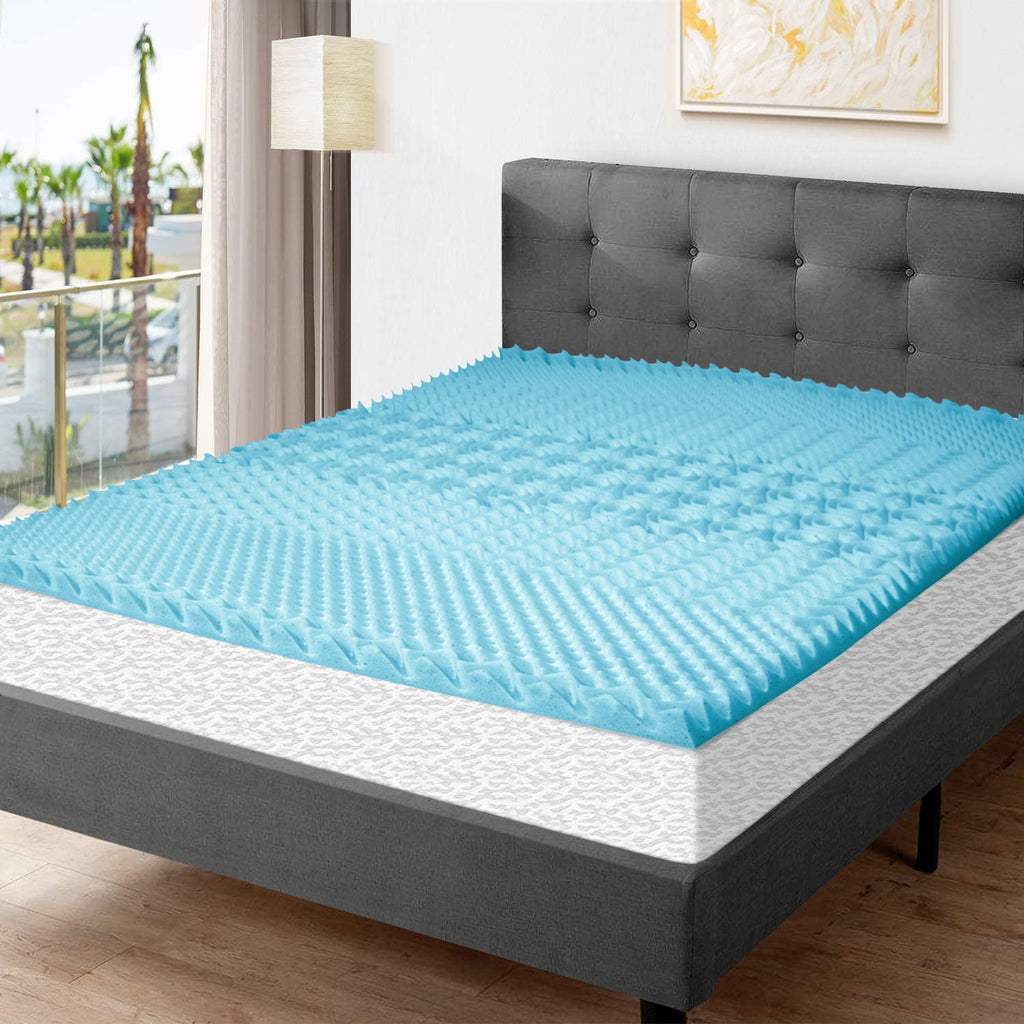 Fraser Country : 7 Zone Gel Infused Memory Foam Mattress Topper – Double (5cm Thick)