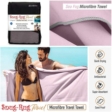 Load image into Gallery viewer, Snug Rug Microfibre Quick Dry Beach Towel - Sea Fog Mauve (Extra Large) - Snug-Rug