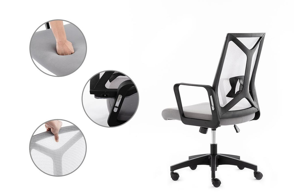 Ergolux: Galway Office Chair (Grey)