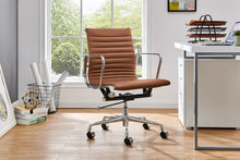 Load image into Gallery viewer, Matt Blatt: Replica Eames Group Standard Aluminium Low Back Office Chair (Tan)