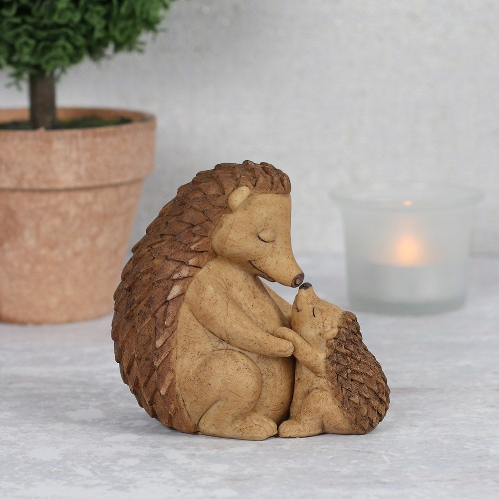 Jones: Happy Hoglet Mother & Baby - Hedgehog Ornament - Jones Home & Gifts