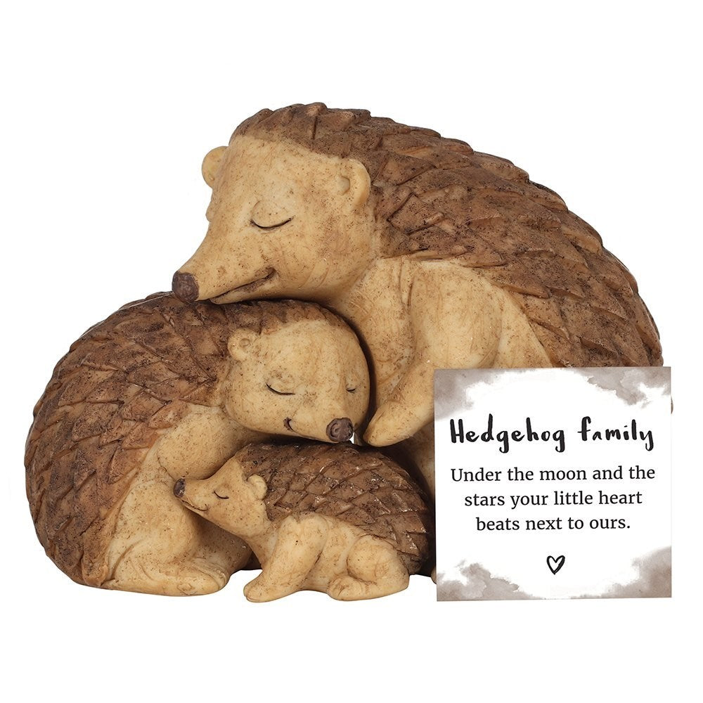Jones: Hedgehog Family - Decorative Ornament - Jones Home & Gifts