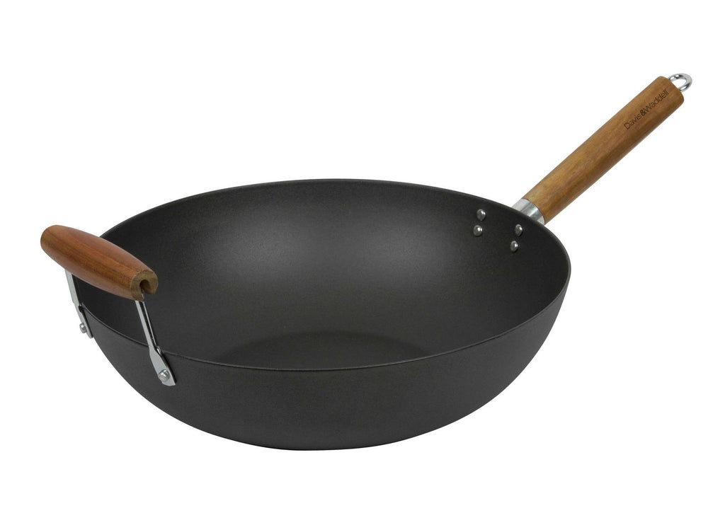 Davis & Waddell: Lotus Rock Non-stick Stirfry Wok - 35cm