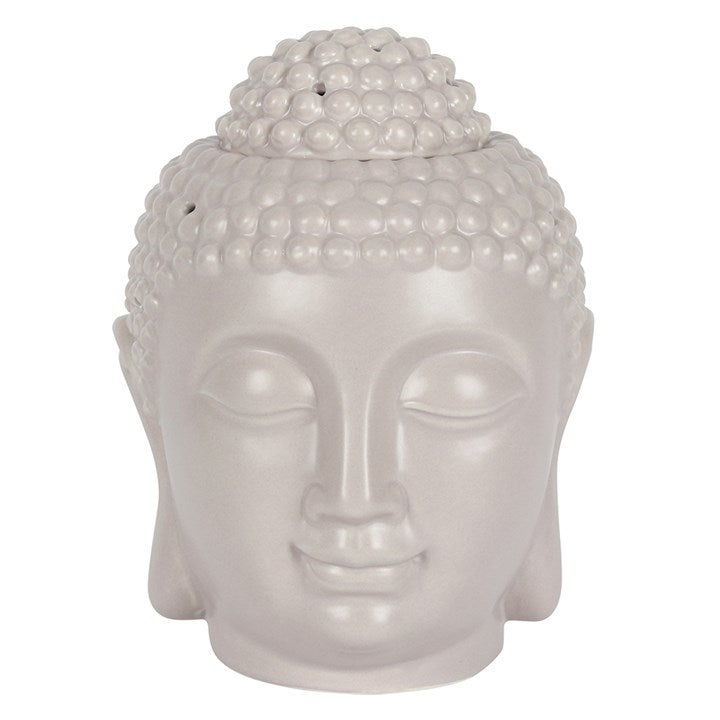 Grey Buddha Head Oil Burner - Large