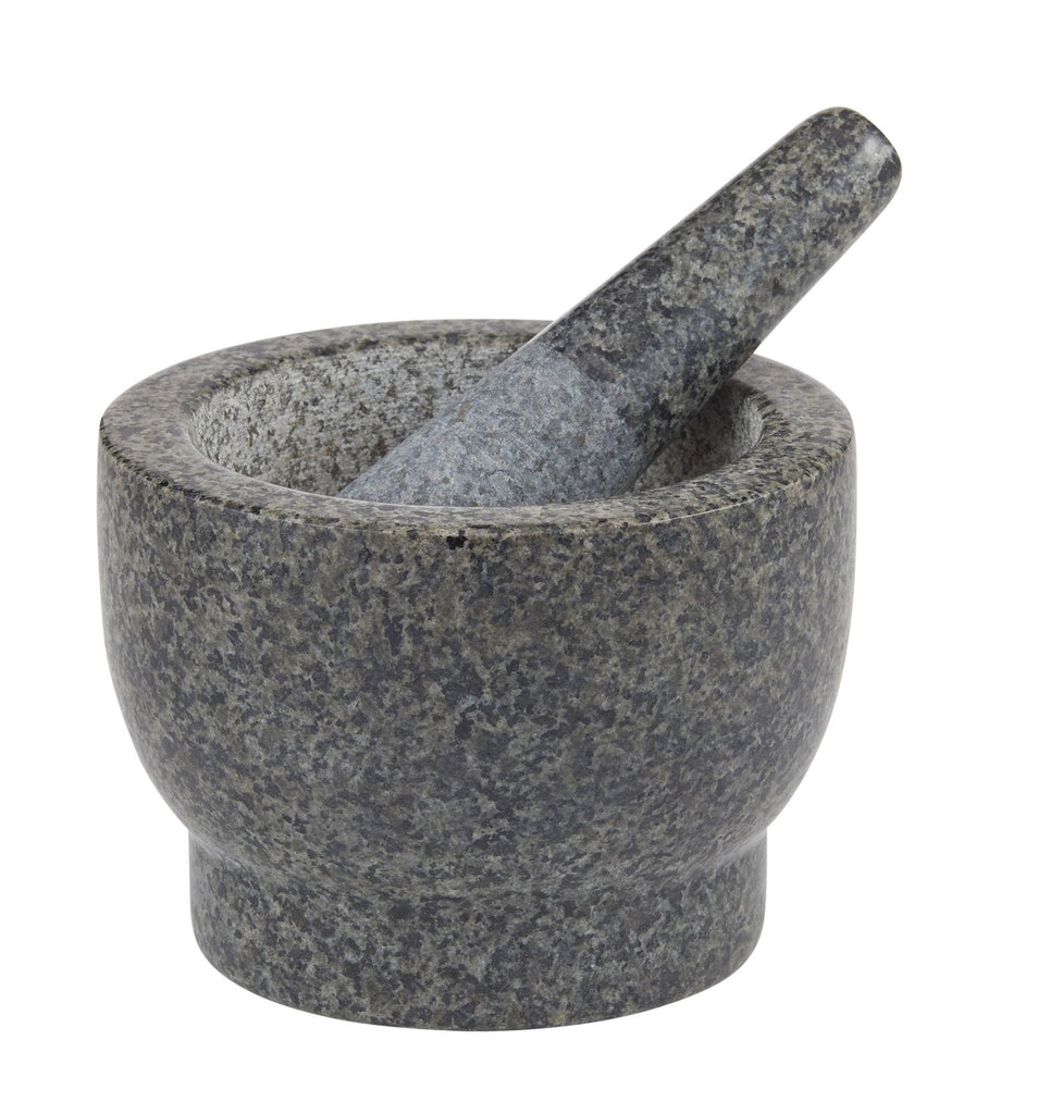 Davis & Waddell: Traditional Granite Mortar & Pestle - Grey