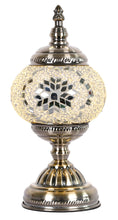 Load image into Gallery viewer, Turkish Mosaic Lamp 28.5cm - Single (White/Style #2)