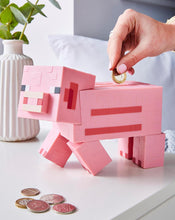 Load image into Gallery viewer, Paladone: Minecraft Pig - Money Bank
