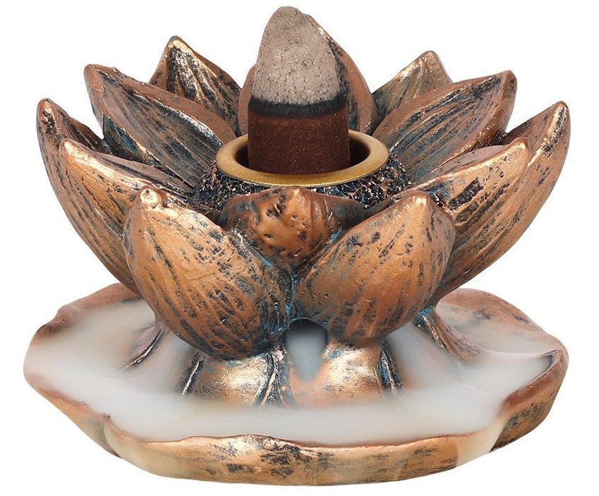 Bronze Lotus Backflow Burner